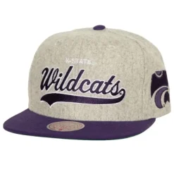 Mitchell & Ness Snapback-Tailsweep 2.0 Melton Snapback V Kansas State University