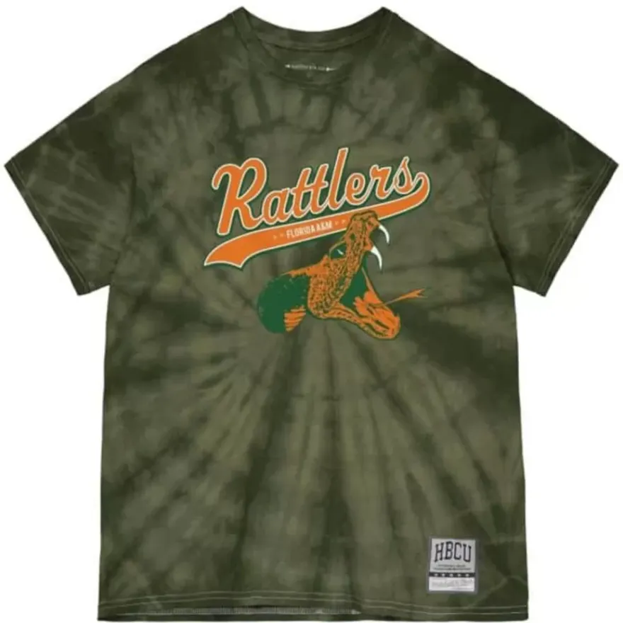 Mitchell & Ness T-Shirts & Tops-Tailsweep Tie Dye Tee Florida A&M University