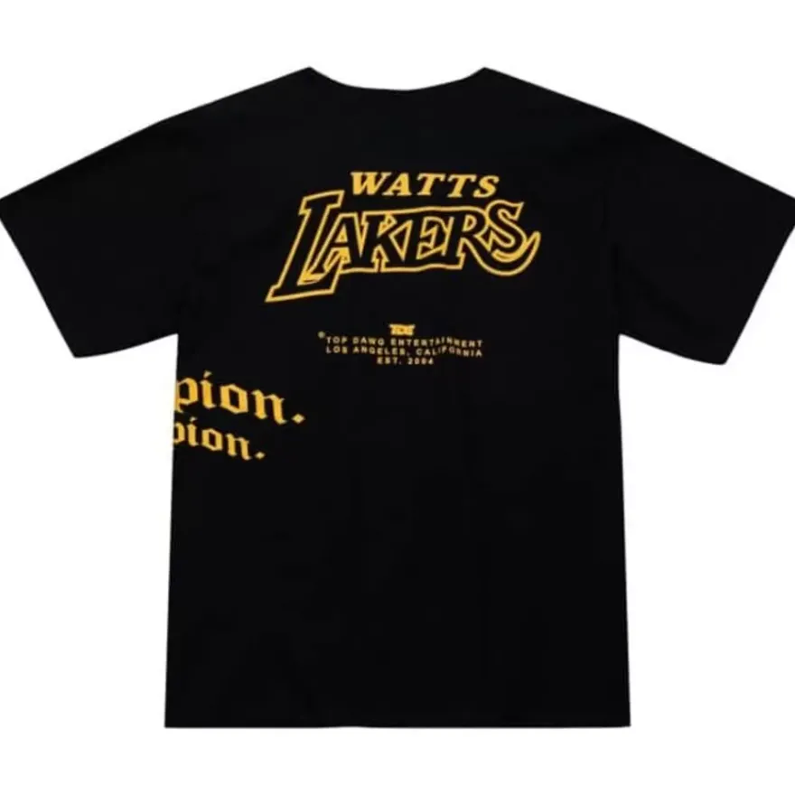 Mitchell & Ness T-Shirts & Tops-Tde X Br Remix Ss Tee Los Angeles Lakers