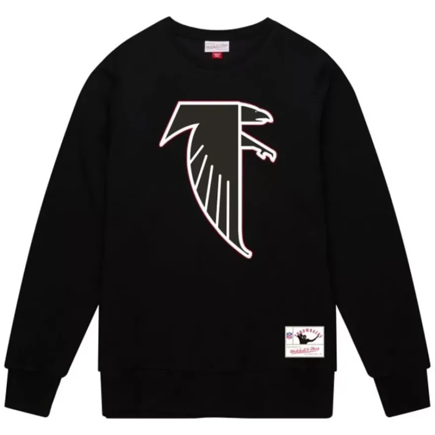Mitchell & Ness Hoodies & Sweatshirts-Team Basic 2 Crew Atlanta Falcons