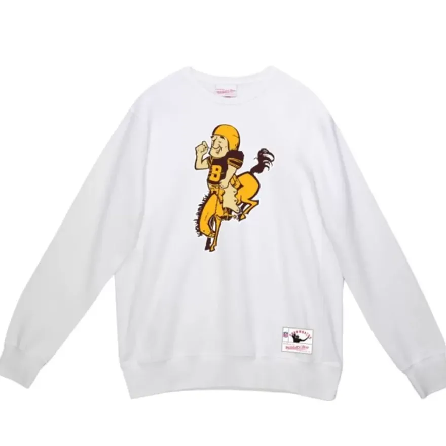 Mitchell & Ness Hoodies & Sweatshirts-Team Basic 3 Crew Denver Broncos