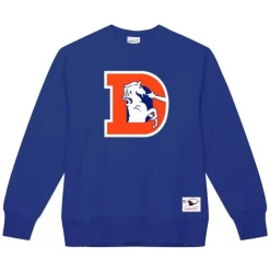 Mitchell & Ness Hoodies & Sweatshirts-Team Basic 1 Crew Denver Broncos