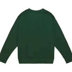 Mitchell & Ness Hoodies & Sweatshirts-Team Basic 3 Crew Green Bay Packers