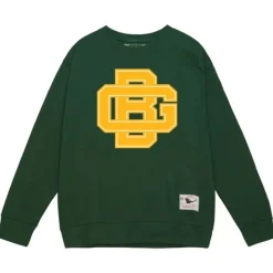 Mitchell & Ness Hoodies & Sweatshirts-Team Basic 2 Crew Green Bay Packers