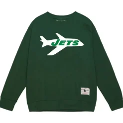 Mitchell & Ness Hoodies & Sweatshirts-Team Basic 1 Crew New York Jets
