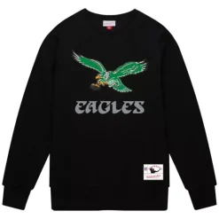 Mitchell & Ness Hoodies & Sweatshirts-Team Basic 2 Crew Philadelphia Eagles