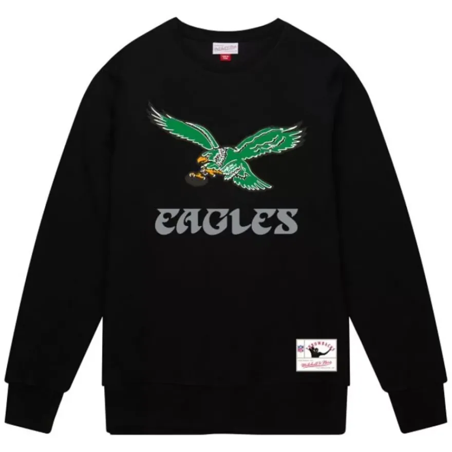 Mitchell & Ness Hoodies & Sweatshirts-Team Basic 2 Crew Philadelphia Eagles
