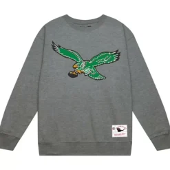 Mitchell & Ness Hoodies & Sweatshirts-Team Basic 1 Crew Philadelphia Eagles
