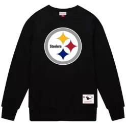 Mitchell & Ness Hoodies & Sweatshirts-Team Basic 2 Crew Pittsburgh Steelers