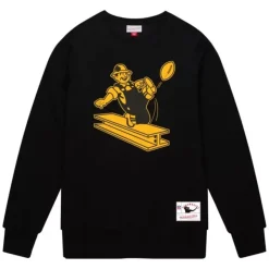 Mitchell & Ness Hoodies & Sweatshirts-Team Basic 1 Crew Pittsburgh Steelers