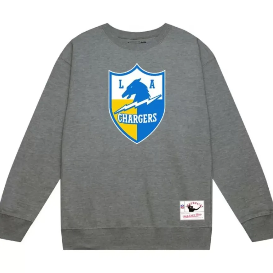 Mitchell & Ness Hoodies & Sweatshirts-Team Basic 1 Crew San Diego Chargers