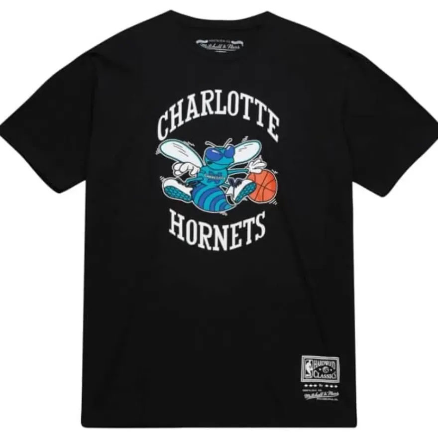 Mitchell & Ness T-Shirts & Tops-Team Basic 2 Tee Charlotte Hornets