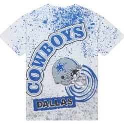 Mitchell & Ness T-Shirts & Tops-Team Burst Sublimated S/S Tee Dallas Cowboys