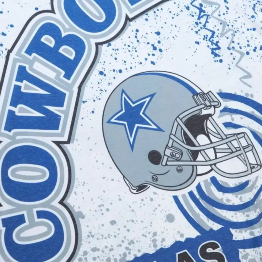 Mitchell & Ness T-Shirts & Tops-Team Burst Sublimated S/S Tee Dallas Cowboys
