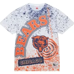 Mitchell & Ness T-Shirts & Tops-Team Burst Sublimated S/S Tee Chicago Bears