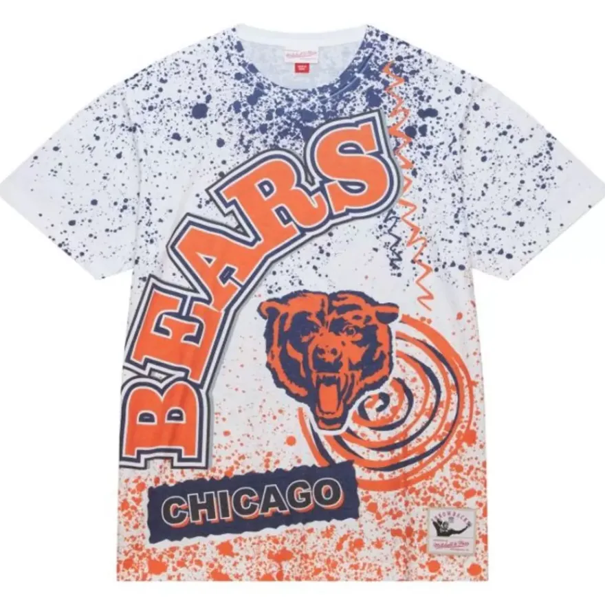 Mitchell & Ness T-Shirts & Tops-Team Burst Sublimated S/S Tee Chicago Bears