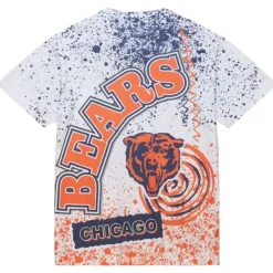 Mitchell & Ness T-Shirts & Tops-Team Burst Sublimated S/S Tee Chicago Bears