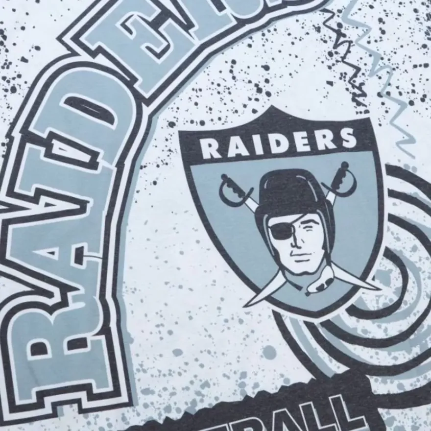 Mitchell & Ness T-Shirts & Tops-Team Burst Sublimated S/S Tee Oakland Raiders