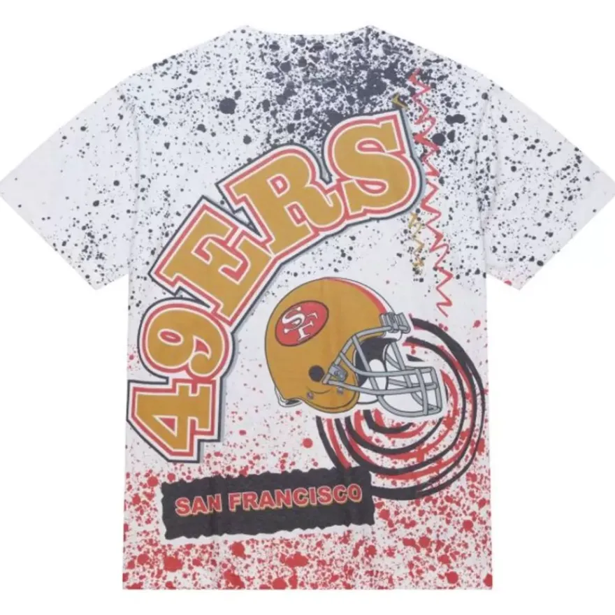 Mitchell & Ness T-Shirts & Tops-Team Burst Sublimated S/S Tee San Francisco 49Ers