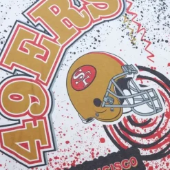 Mitchell & Ness T-Shirts & Tops-Team Burst Sublimated S/S Tee San Francisco 49Ers