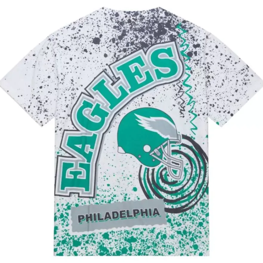 Mitchell & Ness T-Shirts & Tops-Team Burst Sublimated S/S Tee Philadelphia Eagles