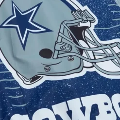 Mitchell & Ness Jackets & Outerwear-Team Burst Warm Up Jacket Dallas Cowboys