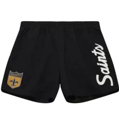 Mitchell & Ness Shorts-Team Essentials Nylon Shorts New Orleans Saints