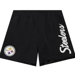 Mitchell & Ness Shorts-Team Essentials Nylon Shorts Pittsburgh Steelers