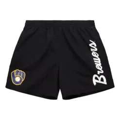 Mitchell & Ness Shorts-Team Essentials Nylon Shorts Milwaukee Brewers