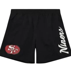 Mitchell & Ness Shorts-Team Essentials Nylon Shorts San Francisco 49Ers