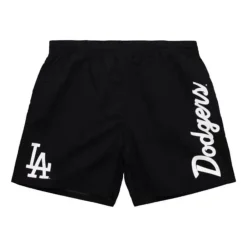 Mitchell & Ness Shorts-Team Essentials Nylon Shorts Los Angeles Dodgers