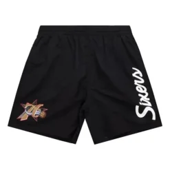 Mitchell & Ness Shorts-Team Essentials Nylon Shorts Philadelphia 76Ers