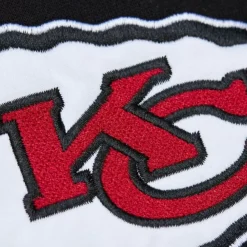 Mitchell & Ness Hoodies & Sweatshirts-Team First Satin Fleece Crew Kansas City Chiefs