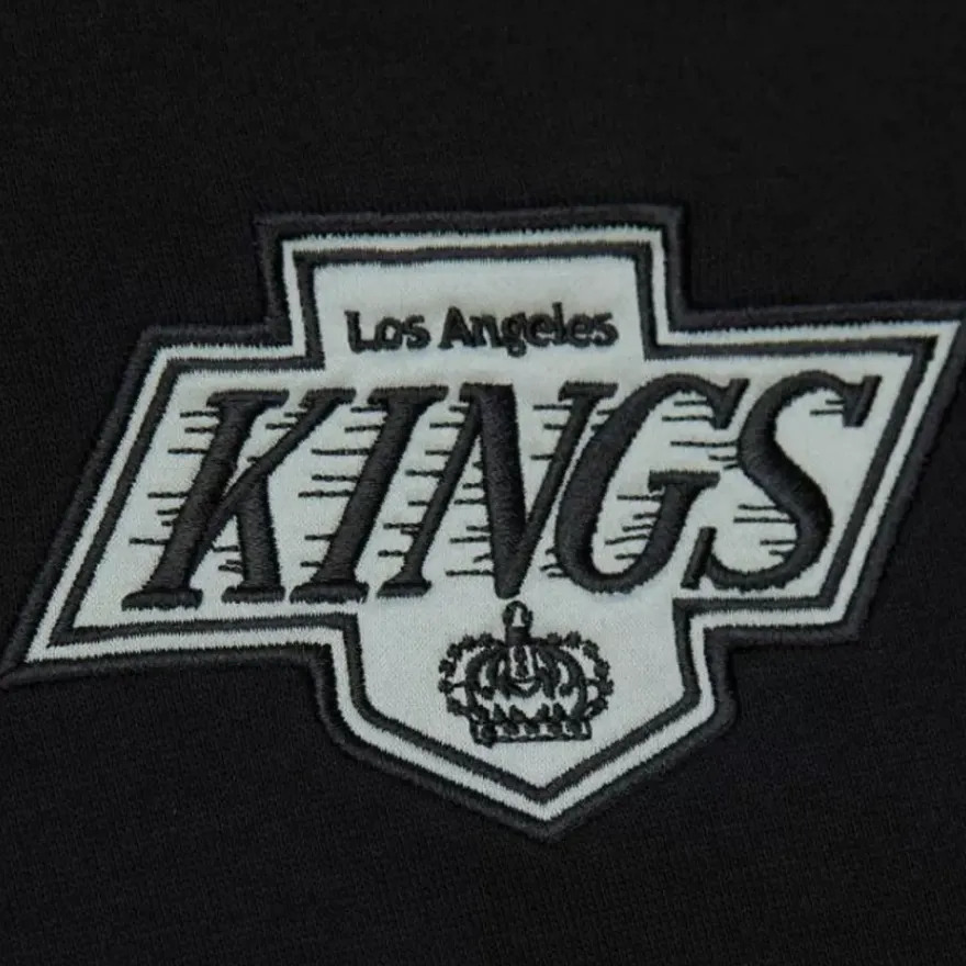 Mitchell & Ness Hoodies & Sweatshirts-Team First Satin Fleece Crew Los Angeles Kings