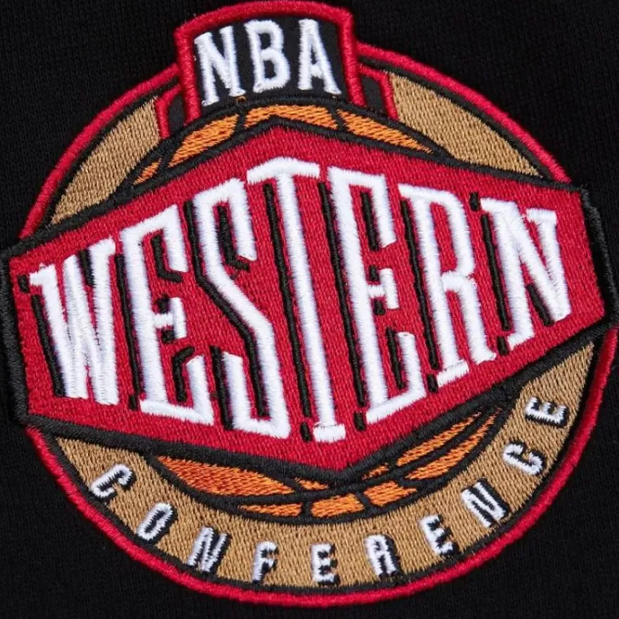 Mitchell & Ness Hoodies & Sweatshirts-Team First Satin Fleece Crew Vancouver Grizzlies