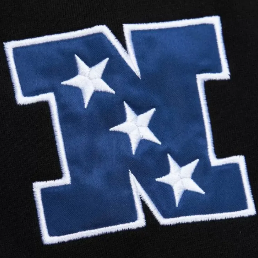 Mitchell & Ness Hoodies & Sweatshirts-Team First Satin Fleece Crew Dallas Cowboys