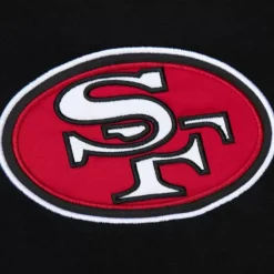 Mitchell & Ness Hoodies & Sweatshirts-Team First Satin Fleece Crew San Francisco 49Ers