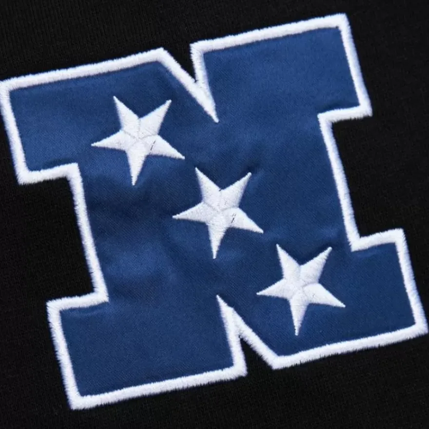 Mitchell & Ness Hoodies & Sweatshirts-Team First Satin Fleece Crew San Francisco 49Ers