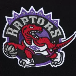 Mitchell & Ness Hoodies & Sweatshirts-Team First Satin Fleece Crew Toronto Raptors