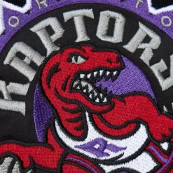 Mitchell & Ness Hoodies & Sweatshirts-Team First Satin Fleece Crew Toronto Raptors