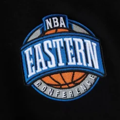 Mitchell & Ness Hoodies & Sweatshirts-Team First Satin Fleece Crew Philadelphia 76Ers