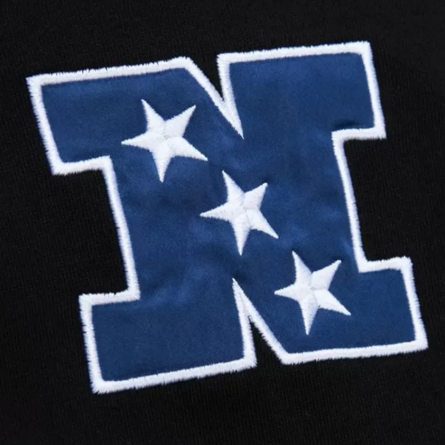 Mitchell & Ness Hoodies & Sweatshirts-Team First Satin Fleece Crew Green Bay Packers