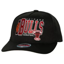 Mitchell & Ness Snapback-Team Graphic Stretch Snapback Chicago Bulls
