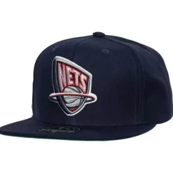 Mitchell & Ness Fitted-Team Ground 2.0 Fitted Hat Hwc New Jersey Nets