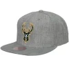 Mitchell & Ness Snapback-Team Heather 2.0 Snapback Milwaukee Bucks
