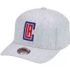 Mitchell & Ness Snapback-Team Heather Classic Red Snapback Los Angeles Clippers