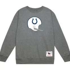 Mitchell & Ness Hoodies & Sweatshirts-Team Helmet Crew Indianapolis Colts