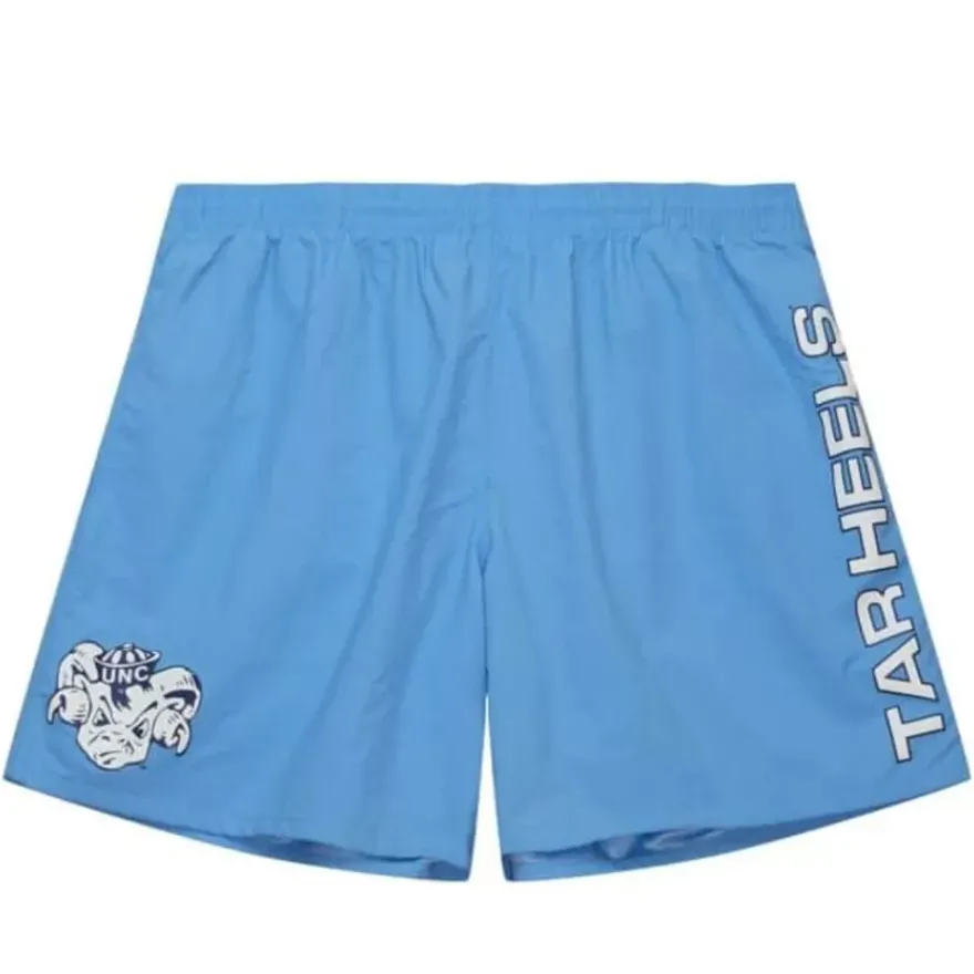 Mitchell & Ness Shorts-Team Heritage Woven Short University Of North Carolina