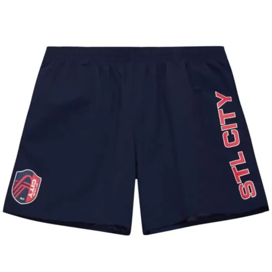 Mitchell & Ness Shorts-Team Heritage Woven Short St. Louis City Sc