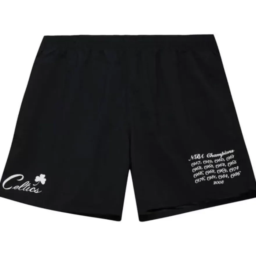 Mitchell & Ness Shorts-Team Heritage Woven Short Boston Celtics